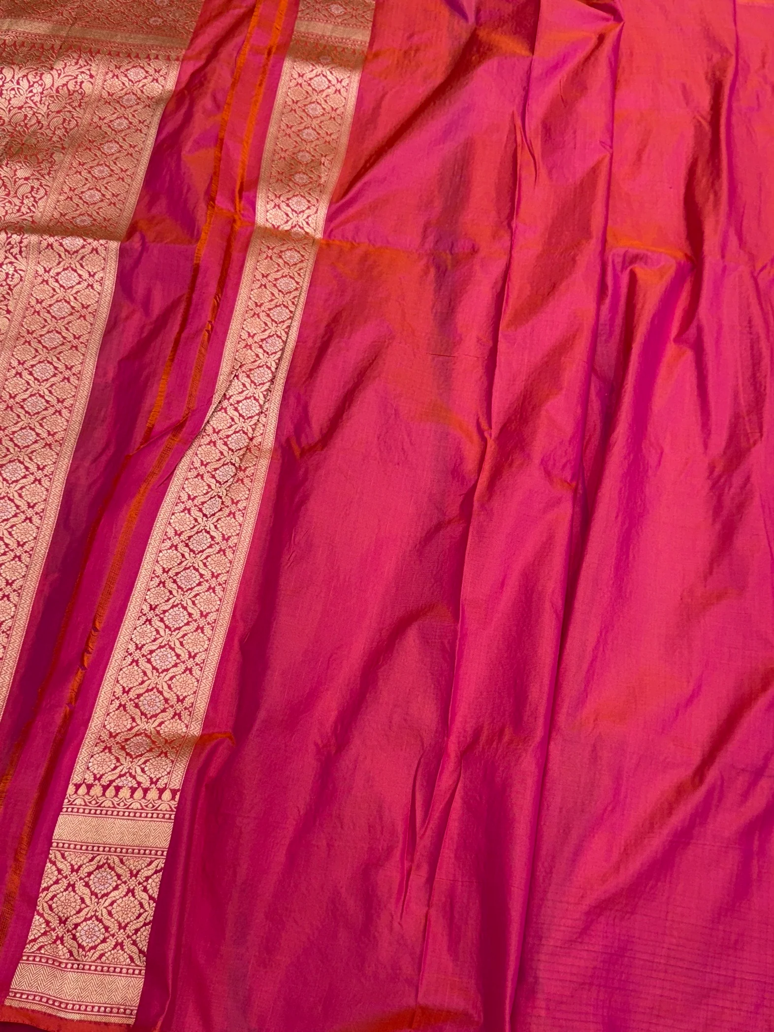 Banarasi Minakari Pure Katan Silk Saree | Pure Silk | Minakari Work | Cutwork Technique | Banarasi Katan Silk Saree - Image 6