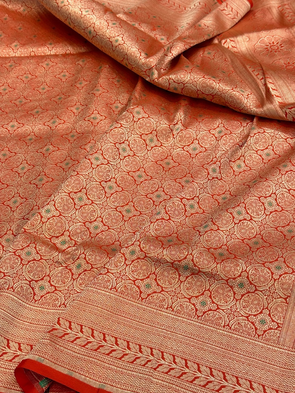 Banarasi Minakari Pure Katan Silk Brocade Saree – Rich Traditional Brocade Weave - Image 4