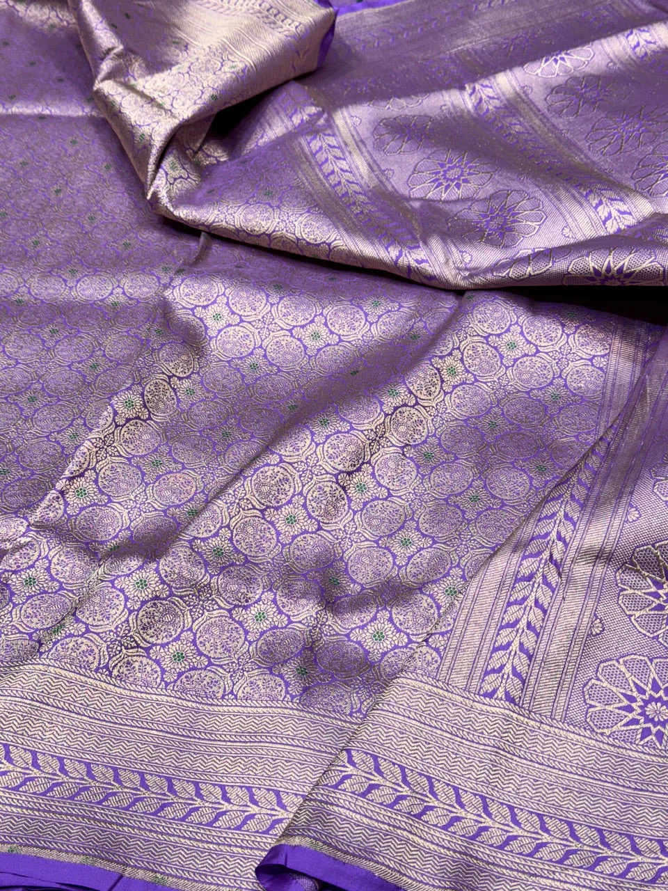 Banarasi Minakari Pure Katan Silk Brocade Saree – Rich Traditional Brocade Weave - Image 7