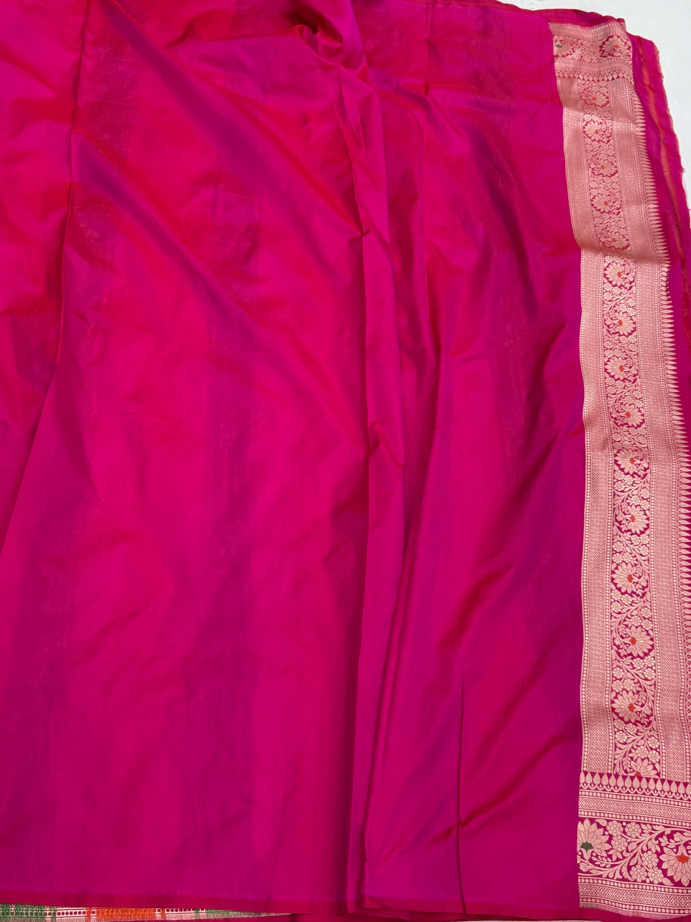 Banarasi Minakari Pure Katan Silk Saree | Pure Silk | Minakari Work | Cutwork Technique | Banarasi Katan Silk Saree - Image 6