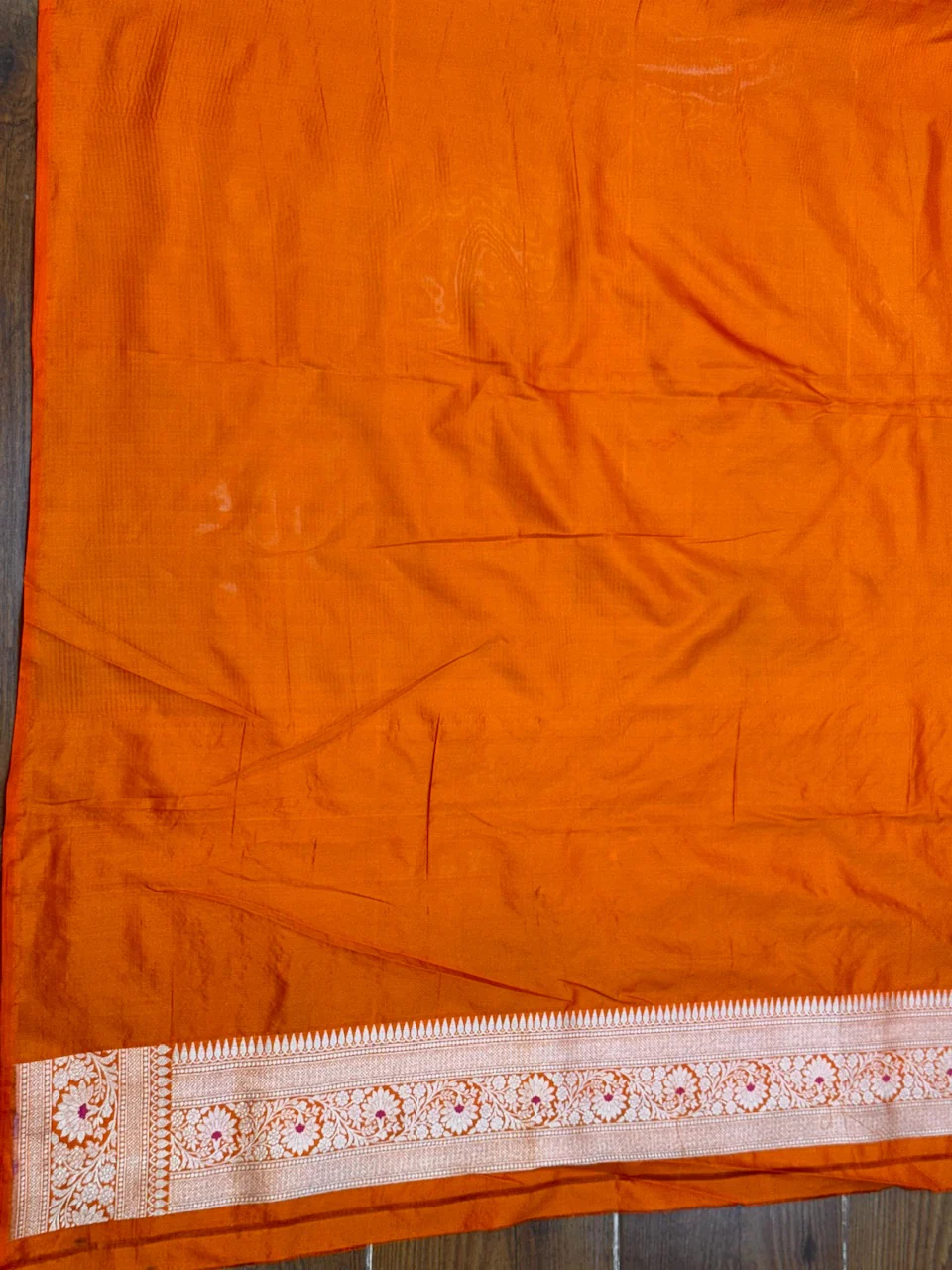 Banarasi Minakari Pure Katan Silk Saree | Pure Silk | Minakari Work | Cutwork Technique | Banarasi Katan Silk Saree - Image 10