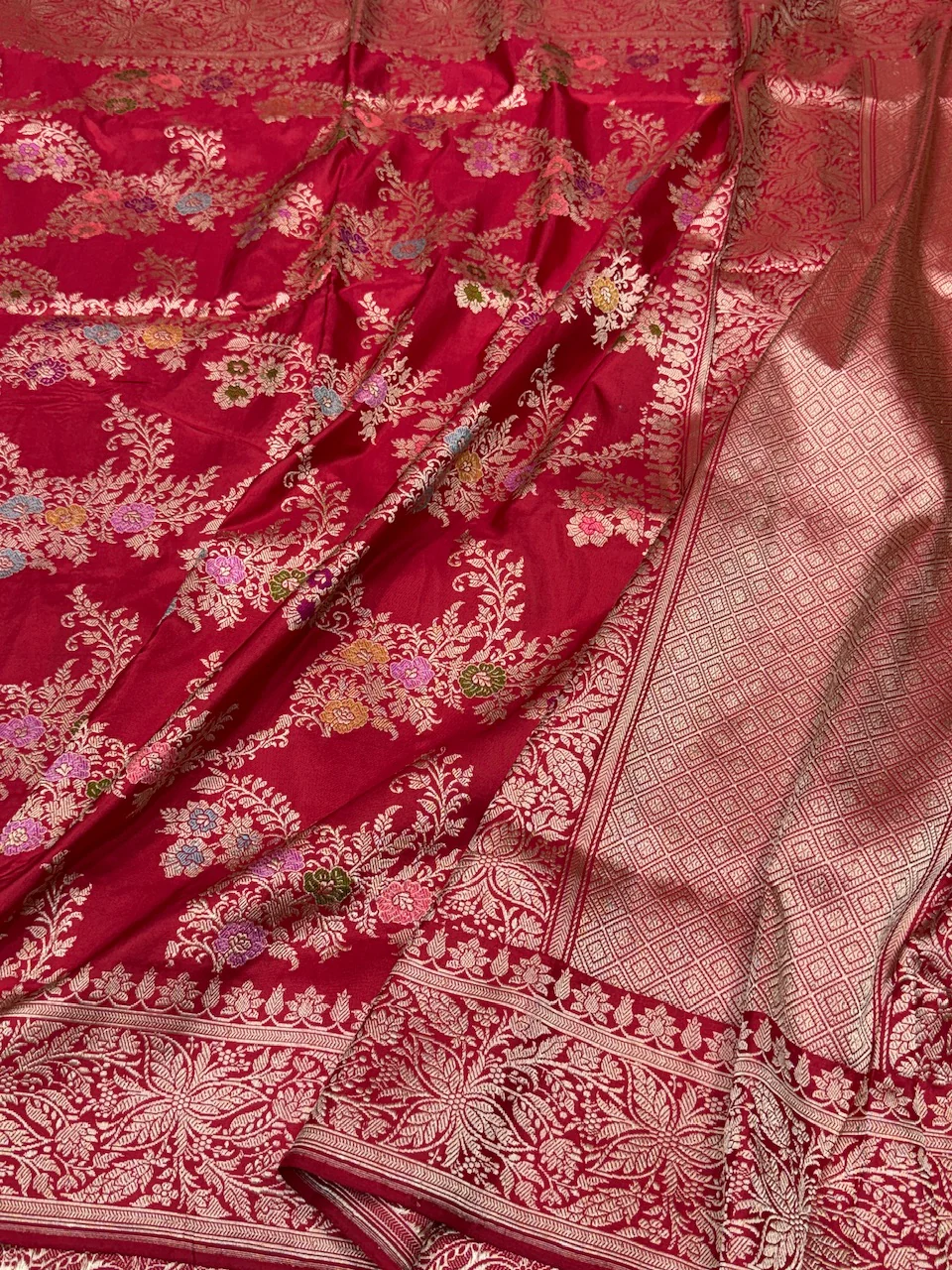 Handwoven Banarasi Pure Silk Saree - Image 8
